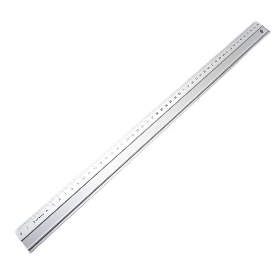 LINIJKA  ALUMINIOWA. 50CM LENIAR 30363
